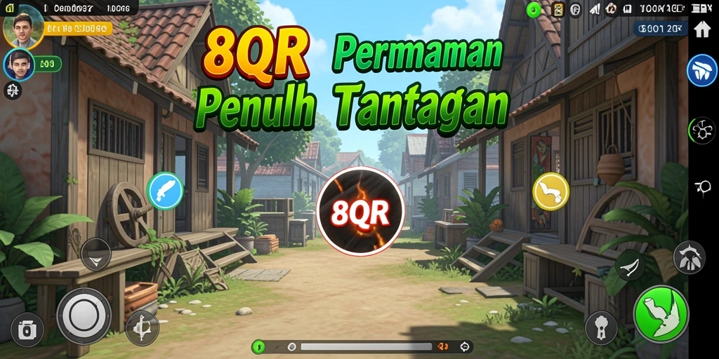 Screenshot gameplay menunjukkan aksi seru dan tantangan menarik di 8QR.