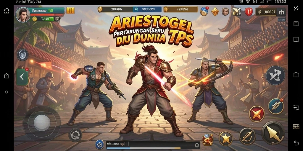 Gameplay seru ARIESTOGEL saat beradu skill dalam TPS.