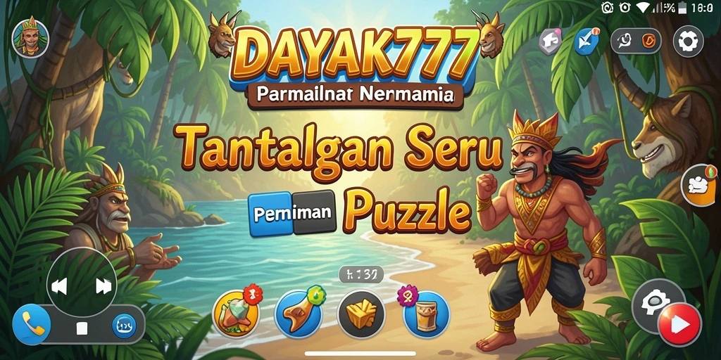 Tampilan gameplay seru dan menantang dalam DAYAK777.
