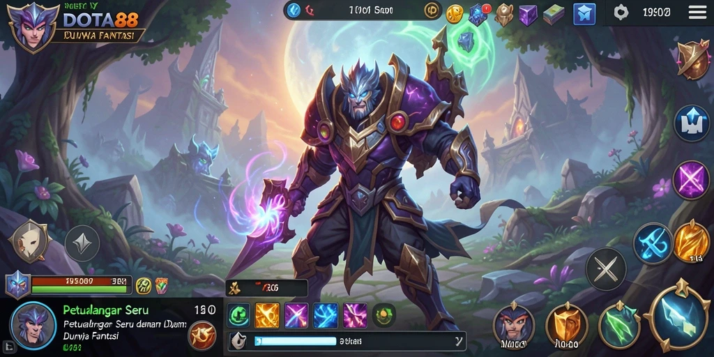 Tampilan menakjubkan dari petualangan DOTA88 yang penuh warna.