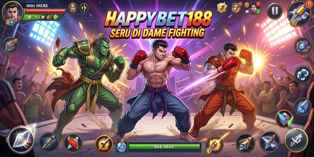 Gameplay seru dengan pertarungan epik di HAPPYBET188.