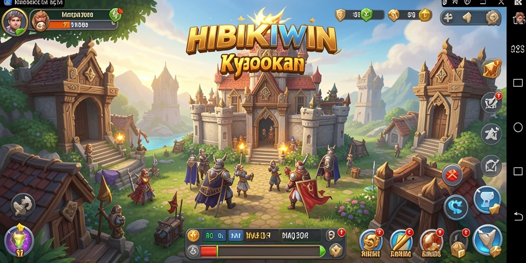 Tampilan menarik dari gameplay HIBIKIWIN yang penuh strategi Tycoon.