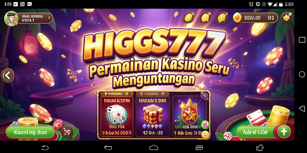 Tampilan gameplay HIGGS777 yang menyenangkan dan menarik.