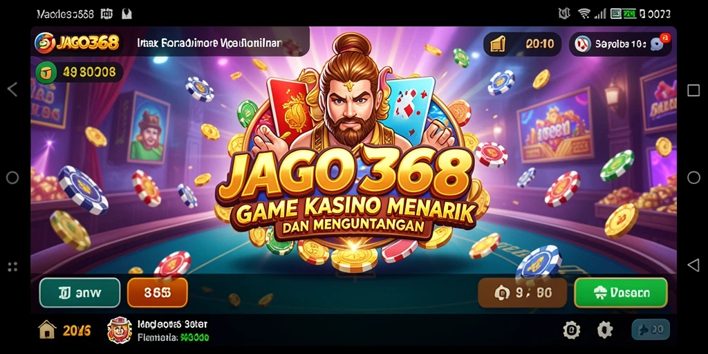 Tampilan gameplay interaktif dan menegangkan dari JAGO368 di kasino.