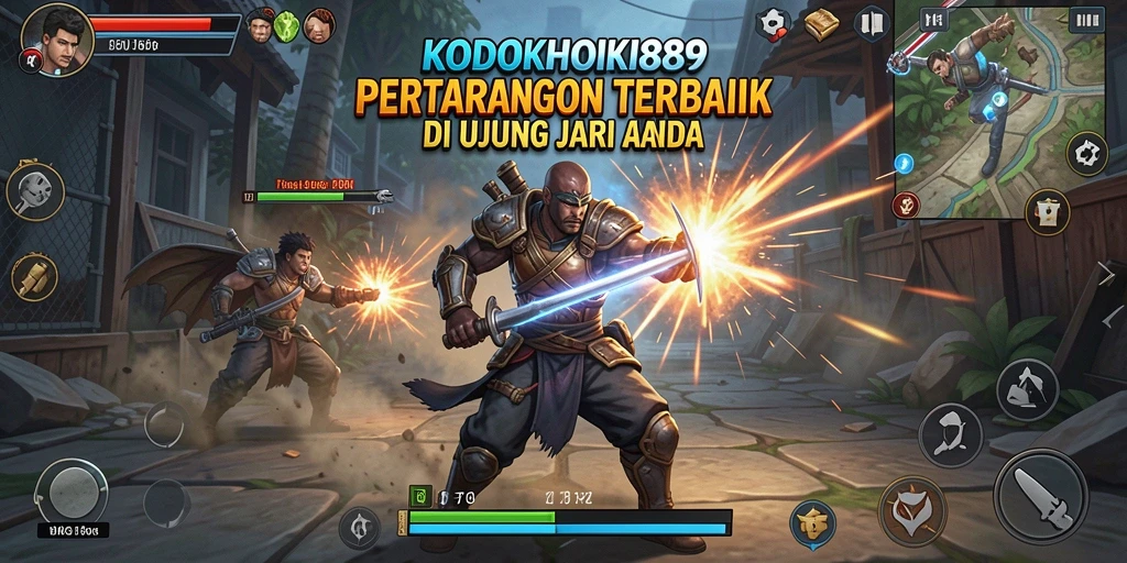 Gameplay seru KODOKHOKI889 dengan aksi pertarungan yang mendebarkan.