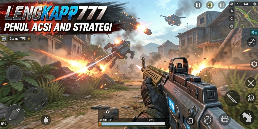 Tampilan gameplay LENGKAP777 yang mendebarkan dan penuh aksi.