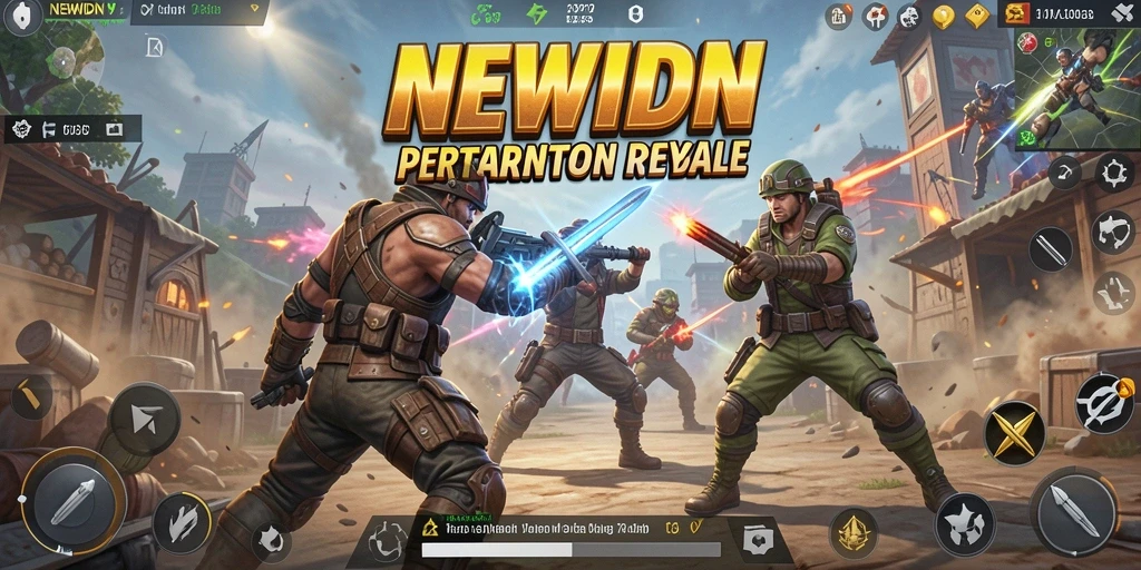 Tampak seru dan intens dari gameplay Battle Royale NEWIDN.