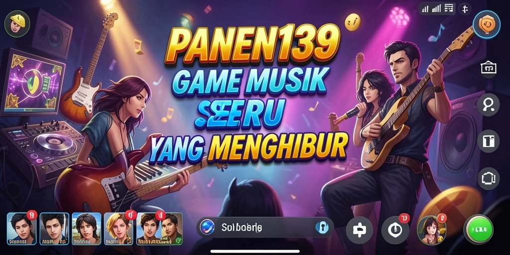 Screenshot gameplay PANEN138 menampilkan aksi seru bermain musik.