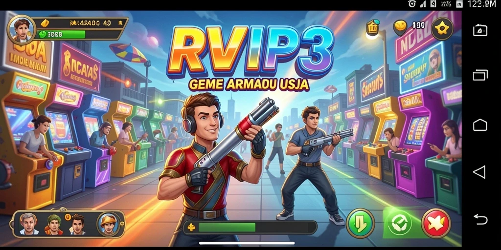 Tampilan menarik dari gameplay RVIP3 yang mengasyikkan.