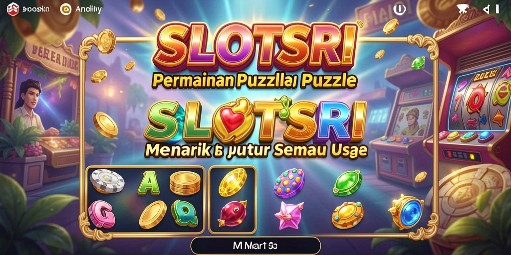 Tampilan gameplay SLOTSRI yang menarik dan penuh tantangan Puzzle.
